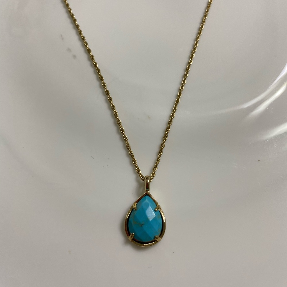 Kendra Scott Kiri Turquoise Pendant Necklace